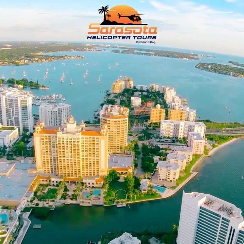 Aerial view sarasota helicopter tours